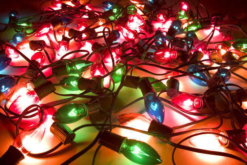 Color Christmas lights 
