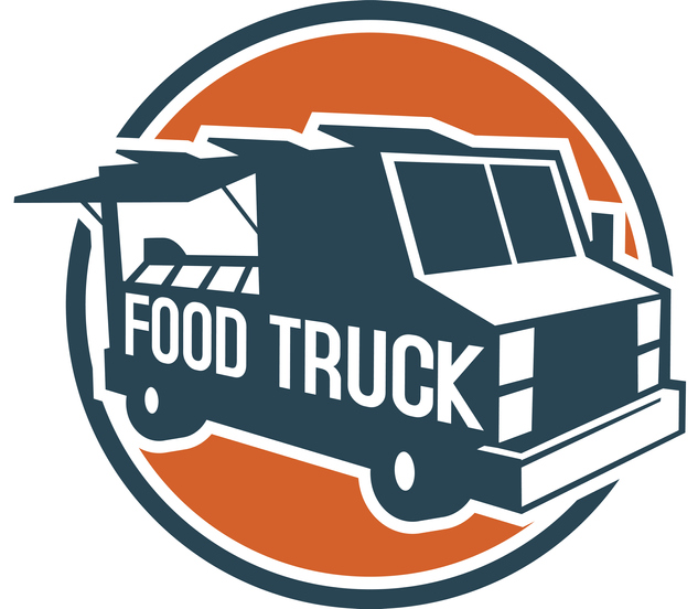 food truck logo with the text 'food truck'