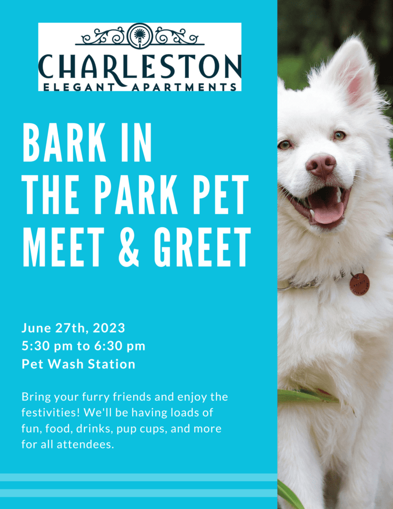 Bark in the Park meet and greet pet event
